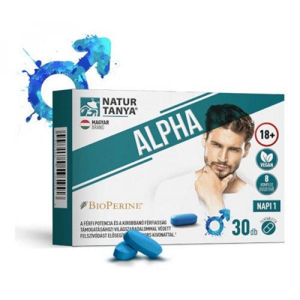 Natur Tanya® ALPHA - A férfi potencia és a kirobbanó férfiasság
támogatásához! 8 komplex összetevővel, fermentált l-citrullinnal