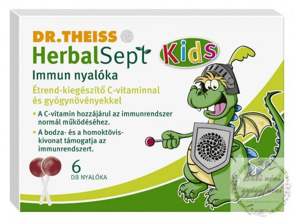 Dr.Theiss HerbalSept Immun nyalóka 6 db