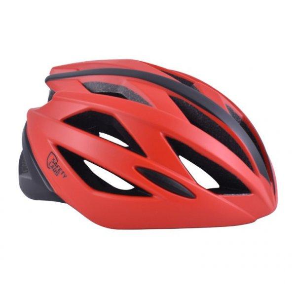 Safety Labs Xeno kerékpáros sisak [matt piros, 58-61 cm (L)]