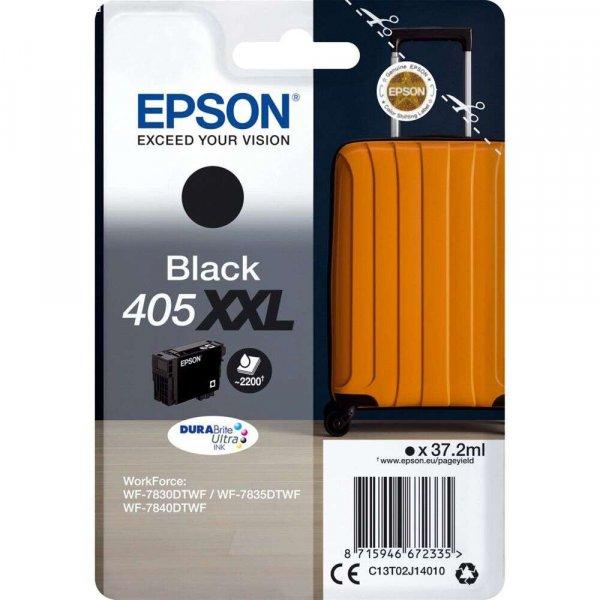 Epson 405XXL DURABrite Ultra Ink tintapatron 1 db Eredeti Extra (szuper)
kapacitású Fekete