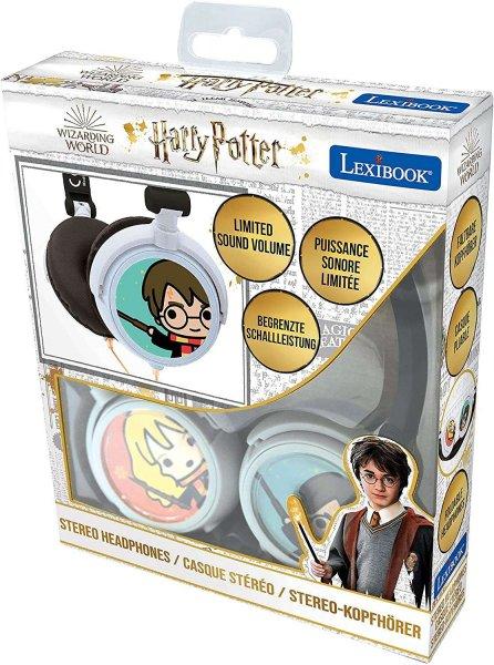 Harry Potter Sztereó vezetékes összecsukható fejhallgató, gyerekeknek
biztonságos hangerővel