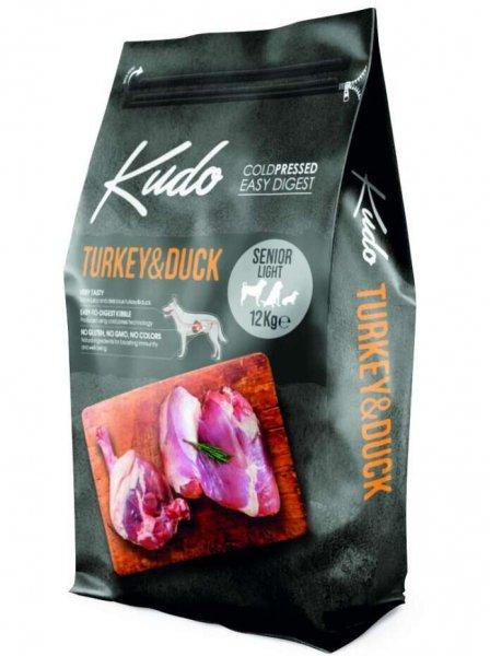 KUDO TURKEY & DUCK SENIOR / LIGHT | 12 KG - Pulykás és kacsás senior /
diétás kutyatáp