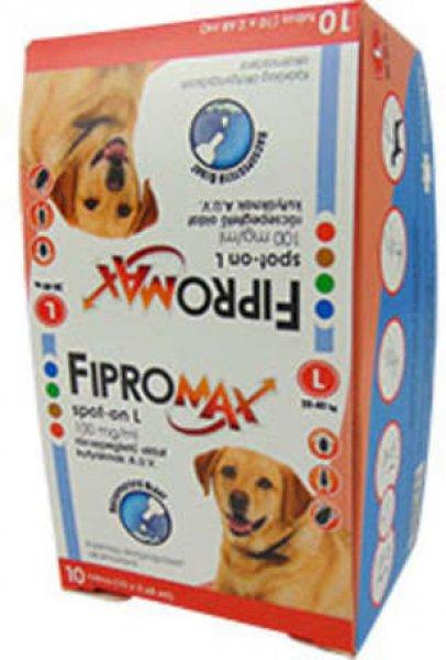 Fipromax spot-on kutyáknak (L; 20-40 kg) (10 pipetta)