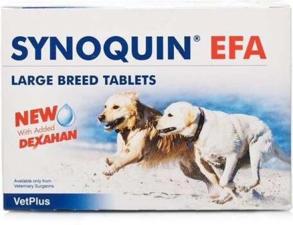 Synoquin EFA ízletes porcvédő tabletta nagytestű kutyáknak (2 x 30 db) 60
db