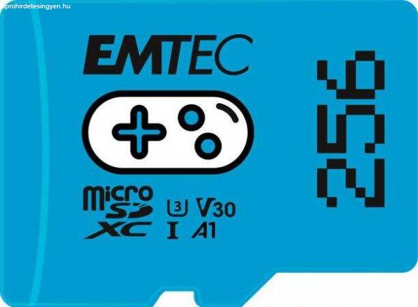 EMTEC Memóriakártya, microSD, 256GB, UHS-I/U3/V30/A1, EMTEC 