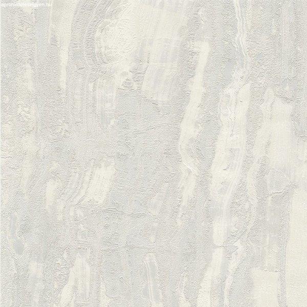 Drapp-halvány ezüstszürke márvány mintás olasz luxus tapéta 84639