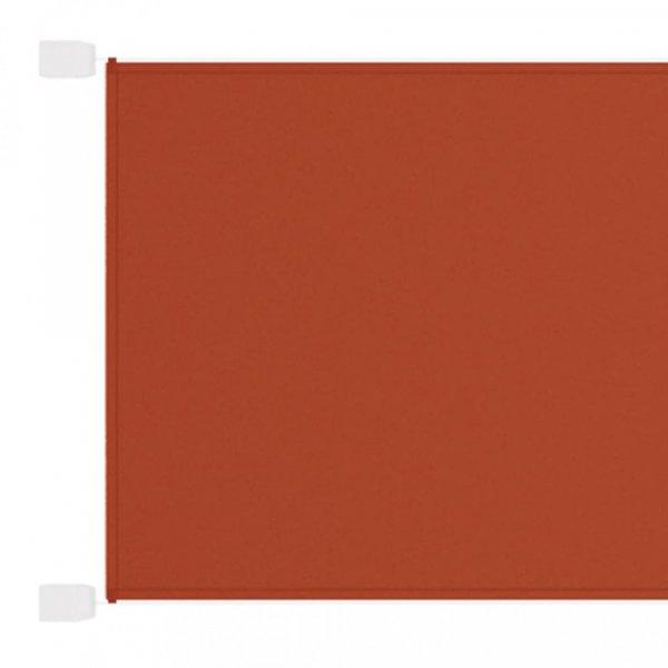 Terrakotta oxford-szövet függőleges napellenző 180x420 cm