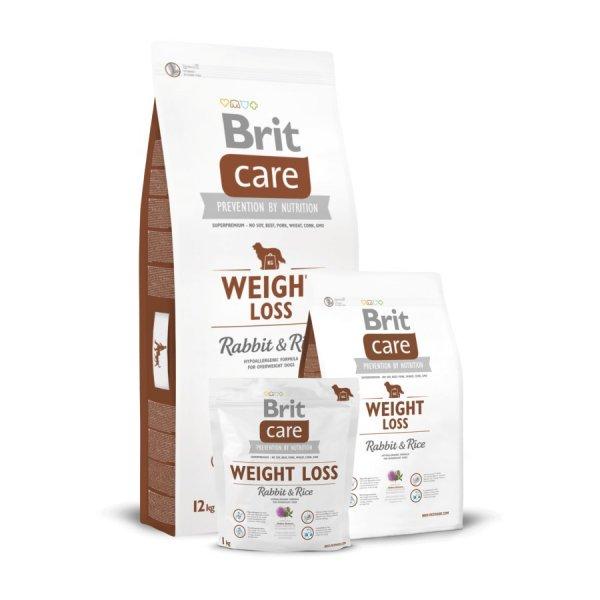 Brit Care Hipoallergén Weight Loss Rabbit & Rice 1 kg