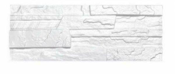 Marbet Stone fehér festhető polisztirol kőhatású beltéri falpanel
(48,5x18cm)