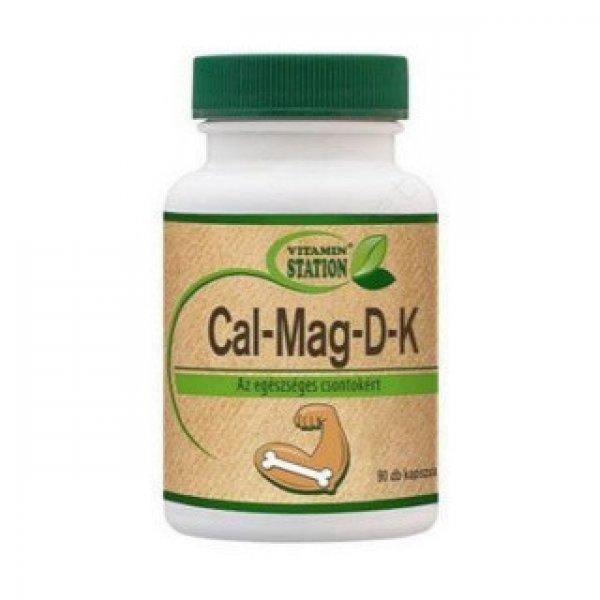 Vitamin Station cal-mag-d-k egészséges csontokért kapszula 90 db