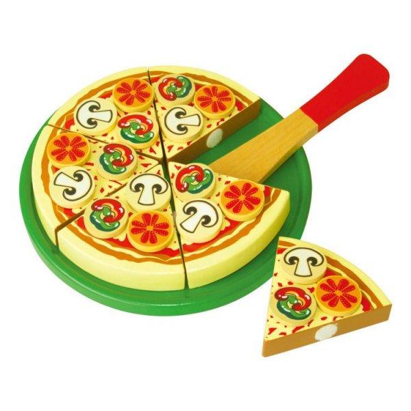 Szeletelhető játék pizza készlet