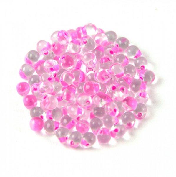 Miyuki drop gyöngy-f23 - Raspberry Lined Crystal - 3,4mm