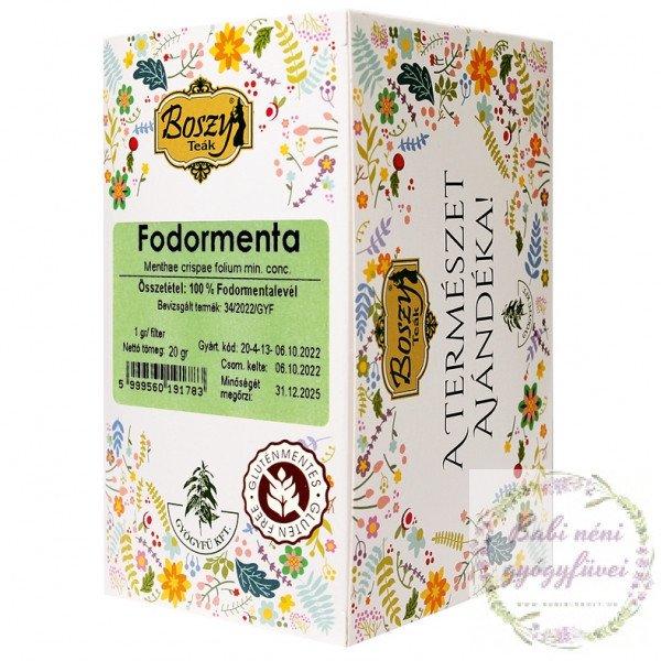 Gyógyfű Fodormenta filteres tea