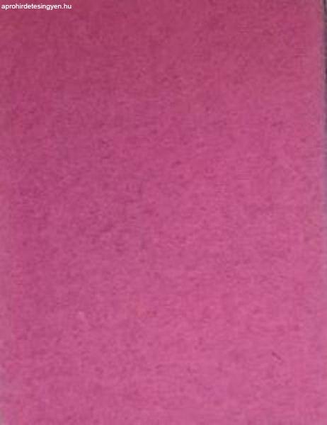 Obubble filc panel 30×30-6 rózsaszín színű csíkos falpanel