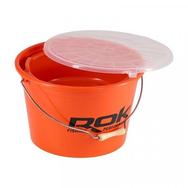 Rok Fishing Performance - Round Bucket Orange 3In1 Set - 13l vödör + 4l
tál+fedél (030221)