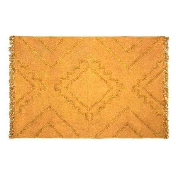Rombusz mintás szőnyeg, 120x170 cm, okkersárga - ALI - Butopêa