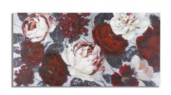 Vászon kép, pünkösdi rózsák,120x60 cm piros, fehér, sötétzöld - ROSES2
- Butopêa