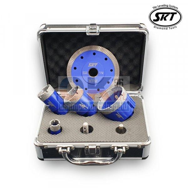 SKT 256 PREMIUM gyémánt fúró készlet 20-35-45-68 mm +koffer (skt256005c)