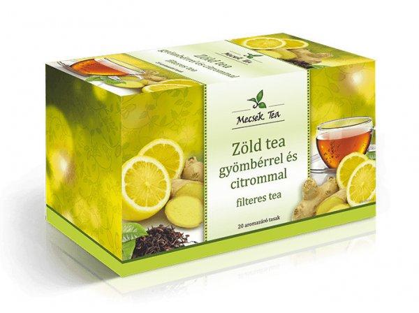 Mecsek zöld tea gyömbérrel és citrommal 20x2 g 40 g