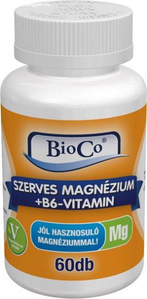 Bioco szerves magnézium b6-vitamin tabletta 60 db