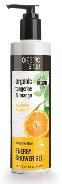 Organic Shop bio mandarin vihar ébresztő tusfürdő 280 ml