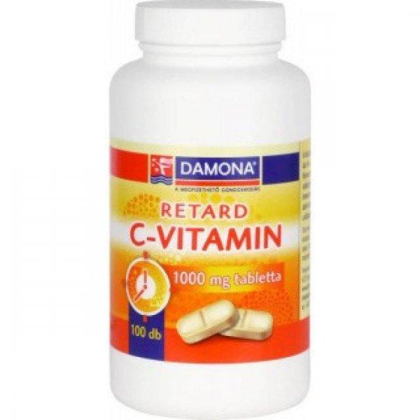 DAMONA C-VITAMIN 1000 mg RETARD TABLETTA 100 db
