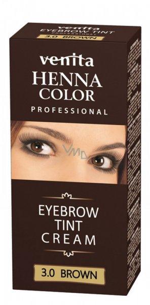 Henna Color tartós szempilla és szemöldök krémfesték barna 15 g