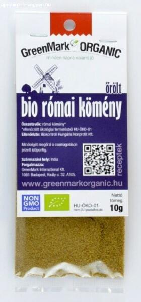 Greenmark bio római kömény őrölt 10 g