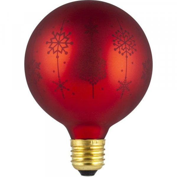 Retlux RXL 368 karácsonyi dekoráció, E27 motívumos LED izzó, piros -
melegfehér megvilágítással, 3,5 W