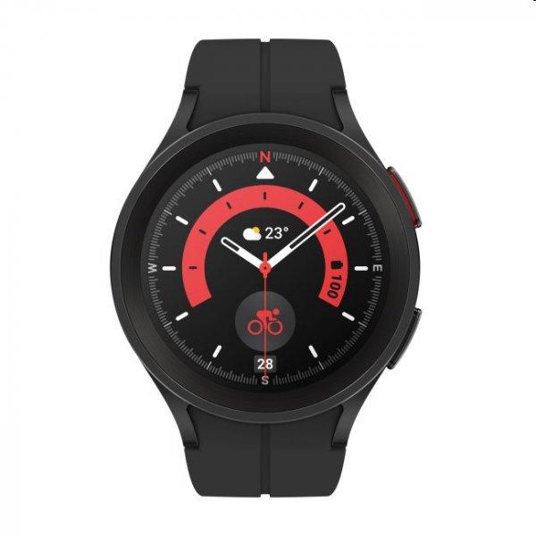Samsung Galaxy Watch5 Pro 45mm, Fekete titanium kivitel