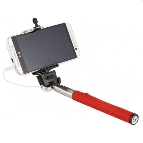 Omega Monopod Selfie Stick, piros