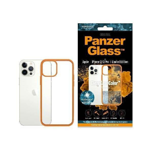 PanzerGlass ClearCase iPhone 12/12 Pro narancssárga AB tok