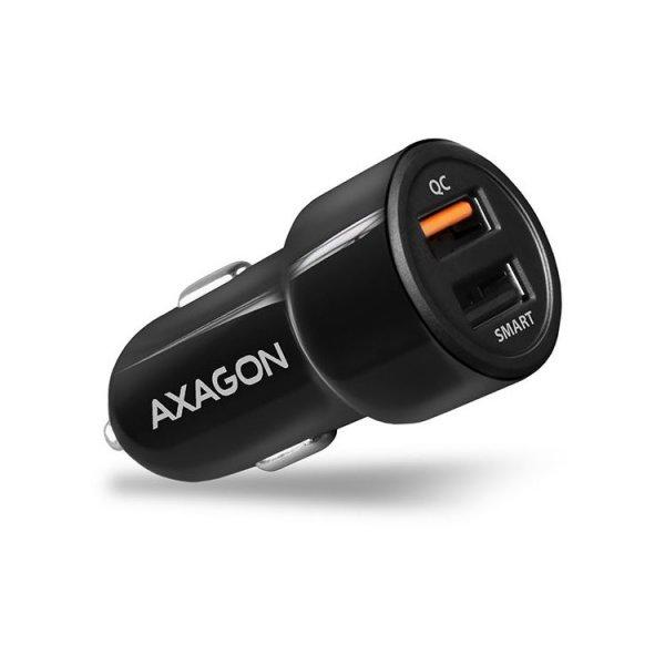 Autós töltő AXAGON PWC-QC5 QuickCharge 3.0 - 31W, Fekete