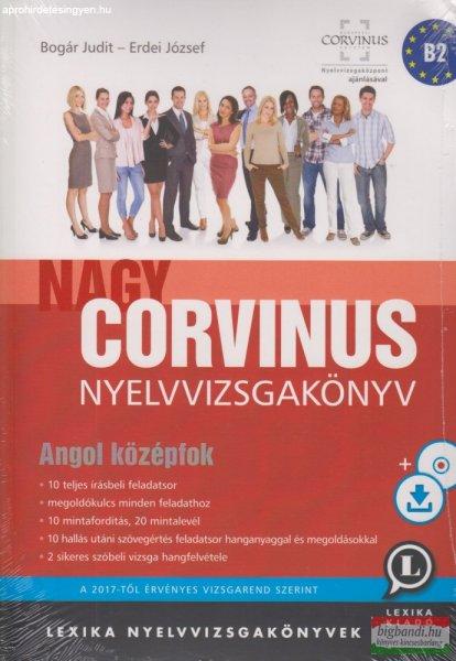 Nagy Corvinus nyelvvizsgakönyv angol középfok + CD 2. kiadás