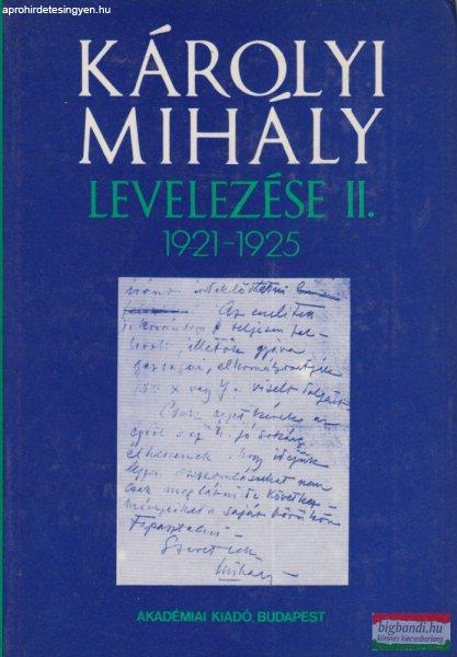 Hajdu Tibor szerk. - Károlyi Mihály levelezése II. 1921-1925