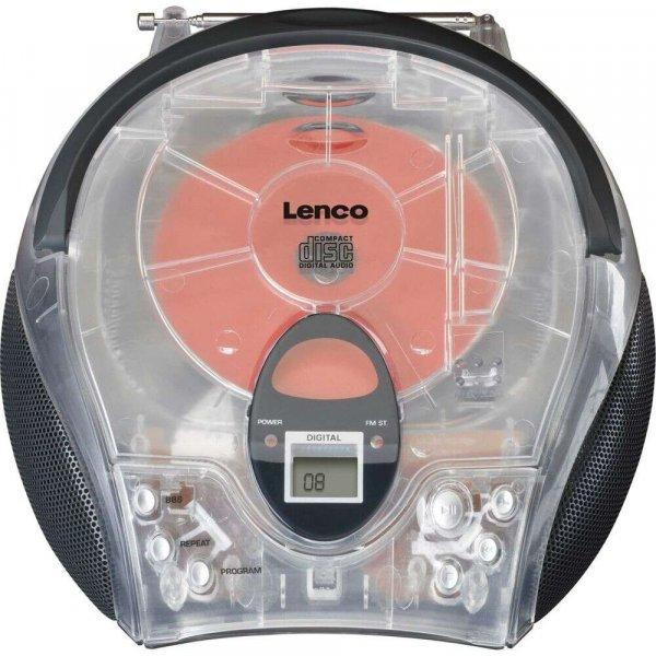 Lenco SCD-24TR rádió Hordozható Digitális Átlátszó