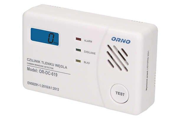 ORNO OR-DC-619 Szén-monoxid érzékelő CO RIASZTÓ 3V LCD KIJELZŐVEL 7 ÉV
ÉLETTARTAMMAL - 00085761