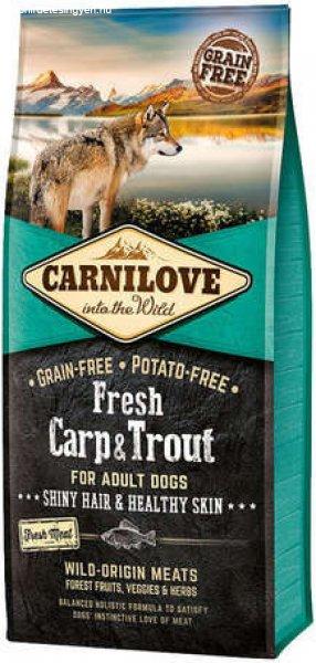 CarniLove Fresh Adult Dog Hair & Healty Skin 12 kg