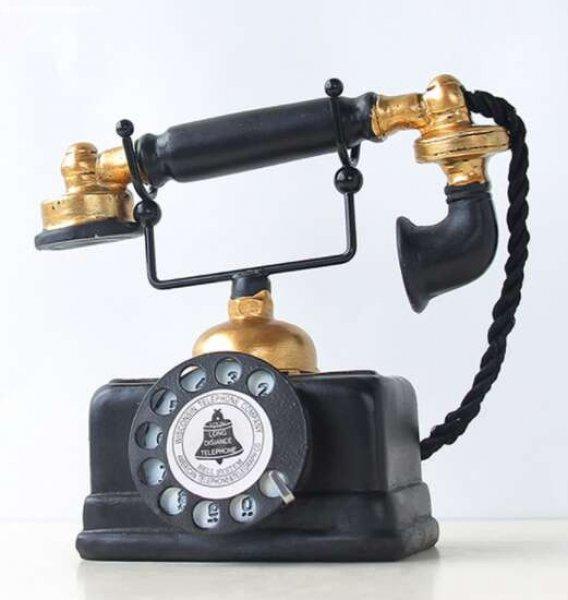 Retro Telefon Dekoráció