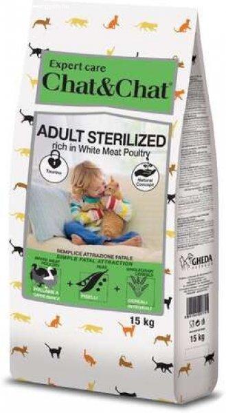 Chat & Chat Adult Sterilized White Meat Poultry (2 x 14 kg) 28 kg