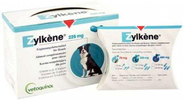 Zylkéne stresszoldó, nyugtató kapszula közepes és nagytestű kutyáknak (10
levél; 100 kapszula) 225 mg