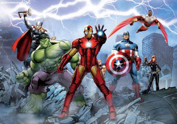Avengers gyerekszoba poszter 360 cm x 254 cm - babaszoba faldekoráció