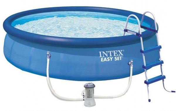 Intex 457x107cm EasySet felfújható Medence szett vízforgatóval (26166NP)