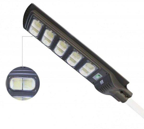 Napelemes Utcai 10 LED Paneles Lámpa Konzollal Távirányítóval MC-TB-800W