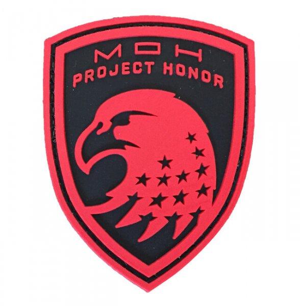 WARAGOD Medal of Honor Eagle PVC rátét, piros
