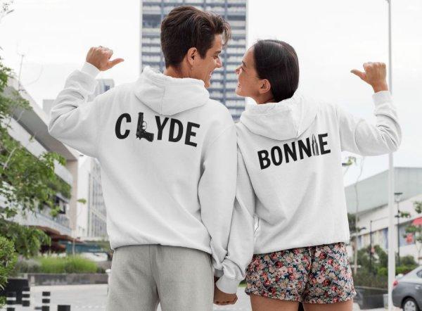 Bonnie & Clyde páros fehér pulóverek