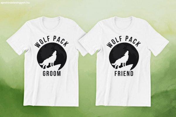 Wolfpack, groom, friend fehér póló
