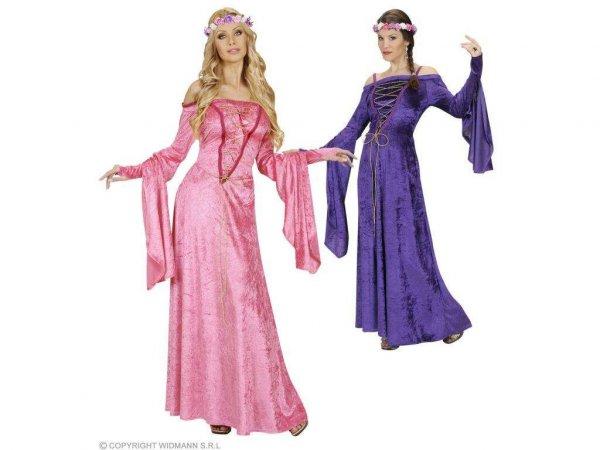 Bársony ruha női jelmez XL-es méretben rózsaszín színben