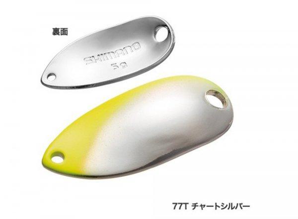 Shimano Cardiff Roll Swimmer Premium Plating 3.5g Chartreuse Silver 77T
(5VTRM35R77)