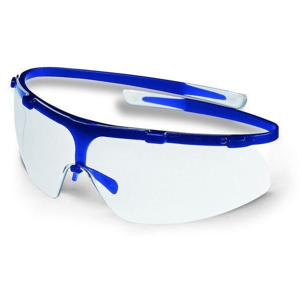 Uvex Super G Szemüveg, kék keret, Víztiszta Lencse